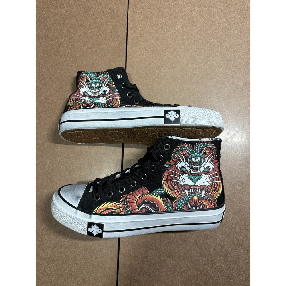 Affliction Flame & Fable high-top sneakers Unisex 6 Men/Women 7.5